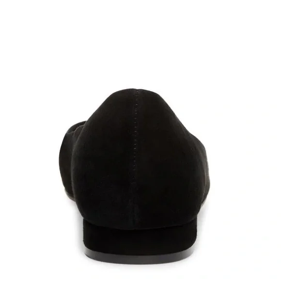 STEVEN by Steve Madden Bantry Ballet Flat in Black Suede, Women’s Size 8.5 - Picture 6 of 7